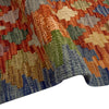 Handmade Multi Kilim Geometric 5x8 ft