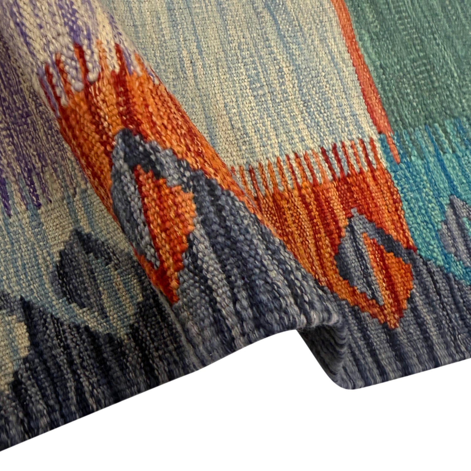 Handmade Multi Kilim Geometric 5x8 ft