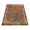 Handmade Multi Kilim Geometric 5x8 ft