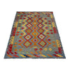 Handmade Multi Kilim Geometric 5x8 ft