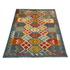 Handmade Multi Kilim Geometric 5x8 ft