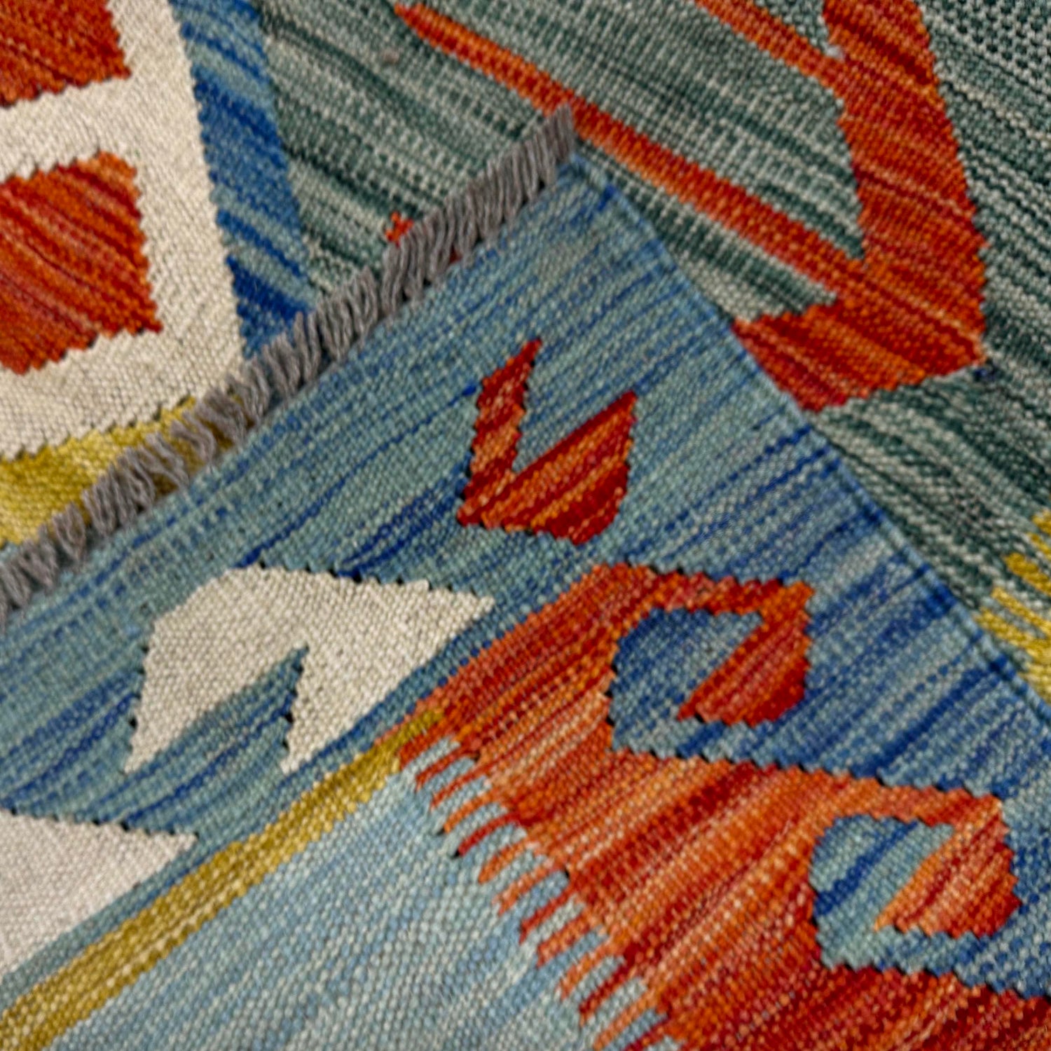 Handmade Multi Kilim Geometric 5x8 ft