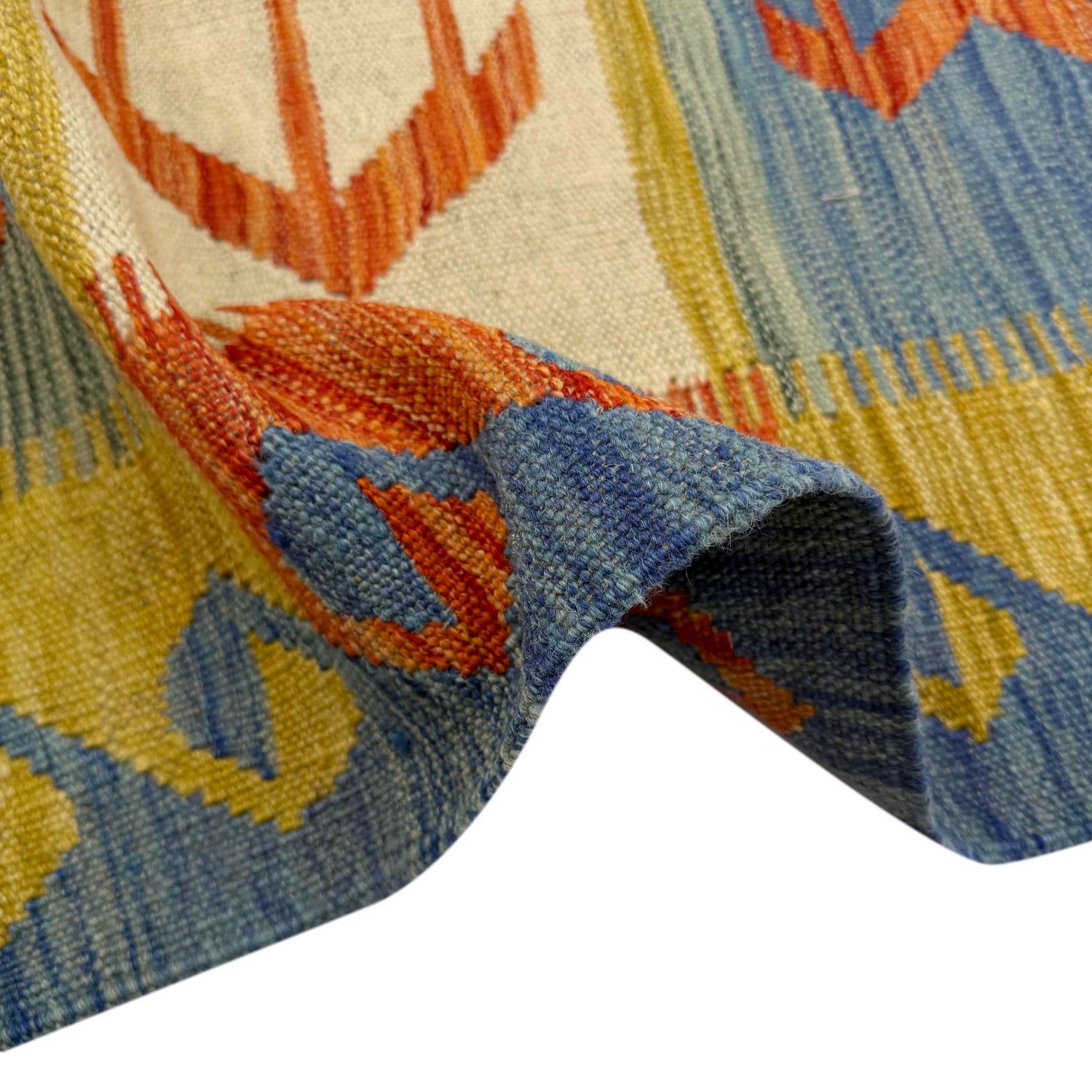 Handmade Multi Kilim Geometric 5x8 ft