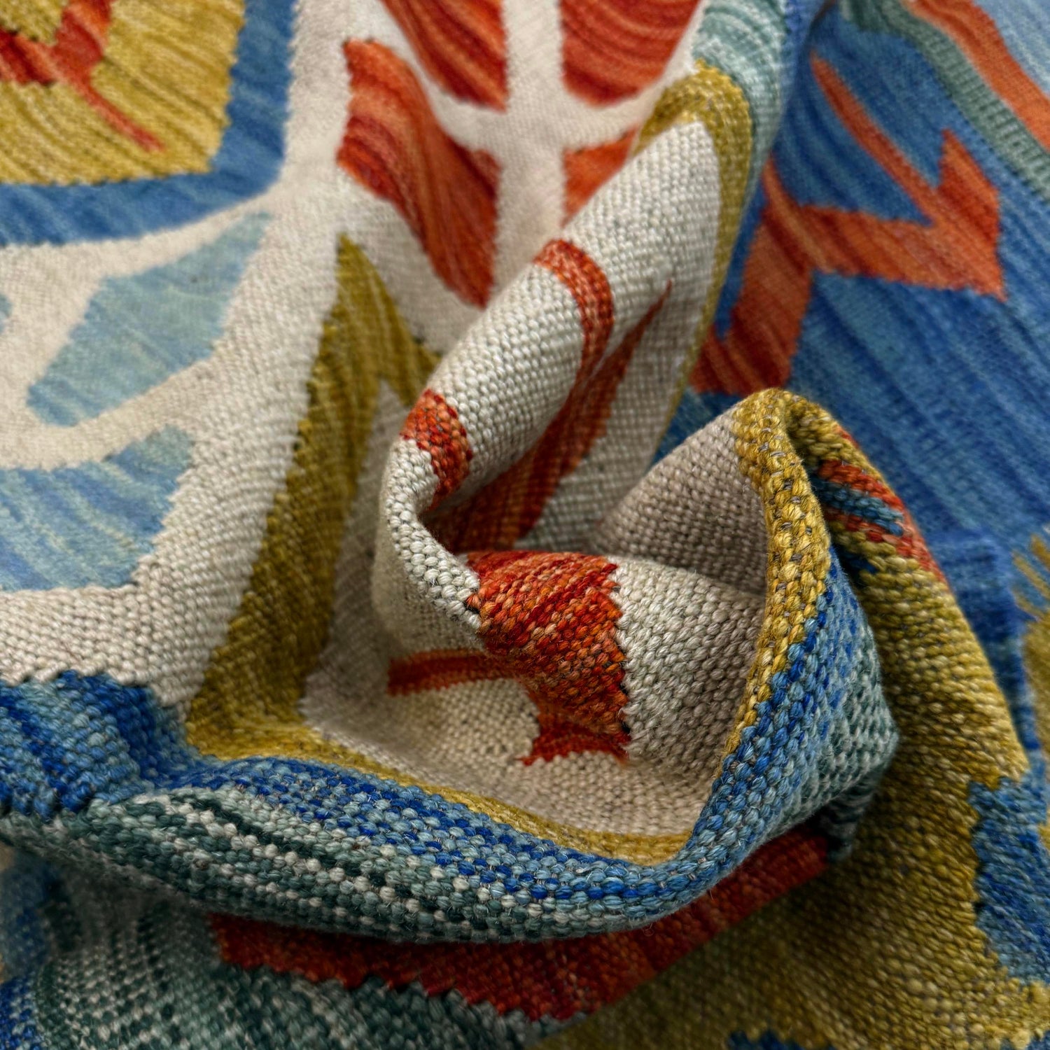 Handmade Multi Kilim Geometric 5x8 ft