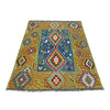 Handmade Multi Kilim Geometric 5x8 ft