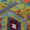 Handmade Multi Kilim Geometric 5x8 ft