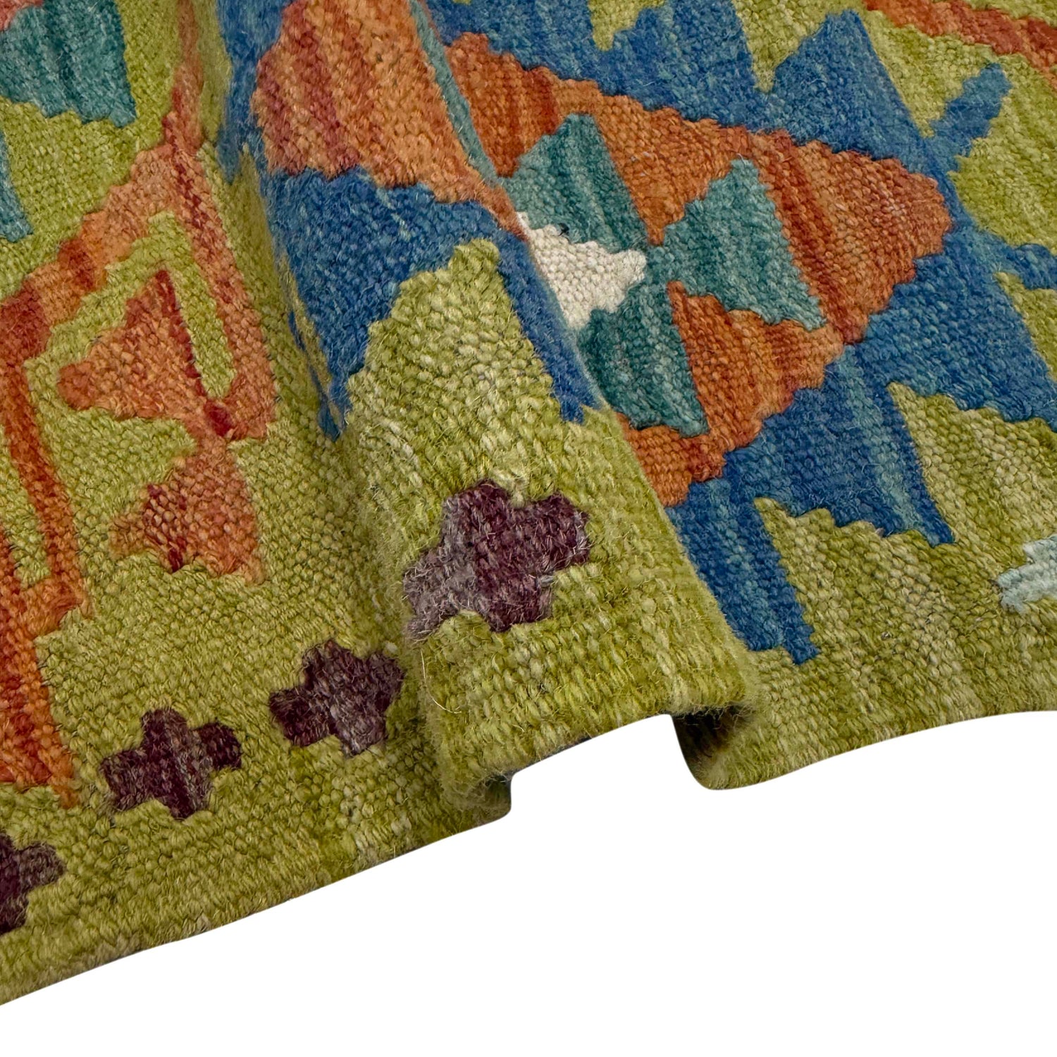 Handmade Multi Kilim Geometric 5x8 ft