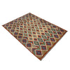 Handmade Multi Kilim Geometric 5x8 ft