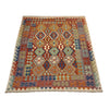 Handmade Multi Kilim Geometric 5x8 ft