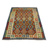 Handmade Multi Kilim Geometric 5x8 ft