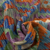 Handmade Multi Kilim Geometric 5x8 ft