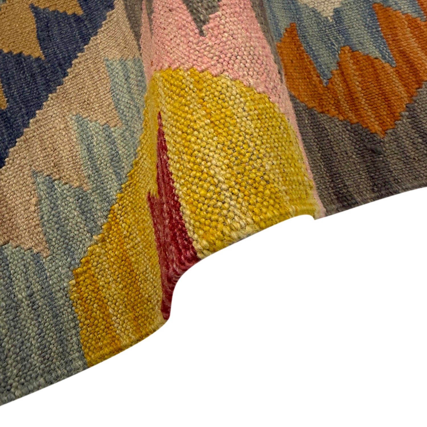 Handmade Multi Kilim Geometric 4x6 ft