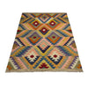 Handmade Multi Kilim Geometric 4x6 ft