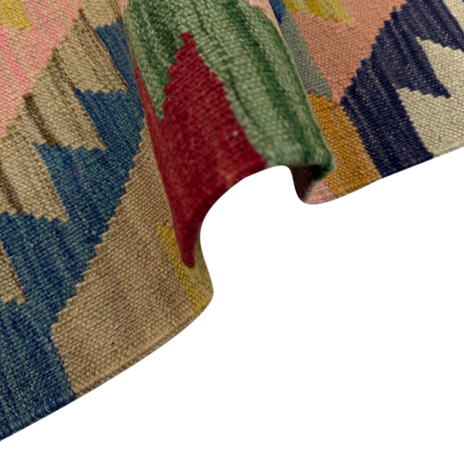 Handmade Multi Kilim Geometric 4x6 ft