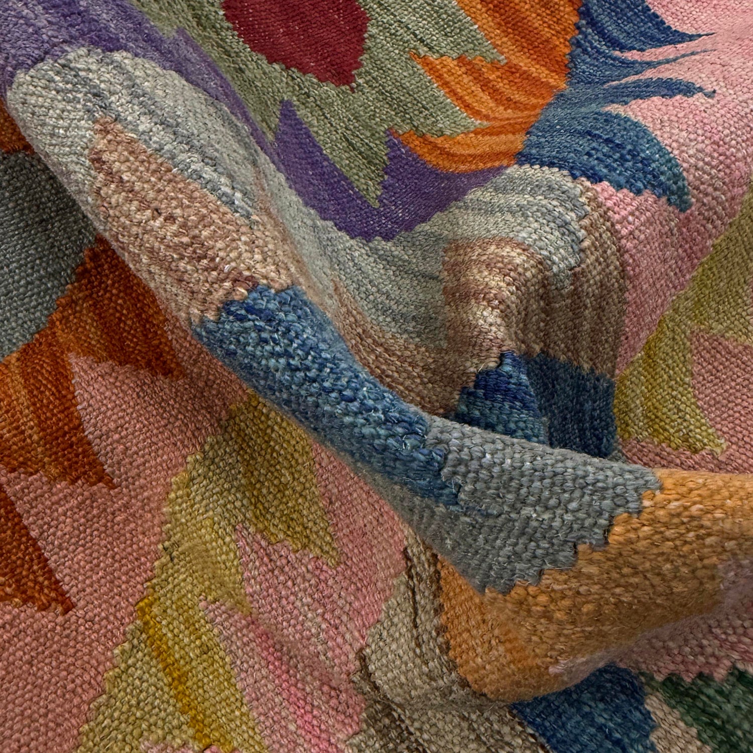 Handmade Multi Kilim Geometric 4x6 ft