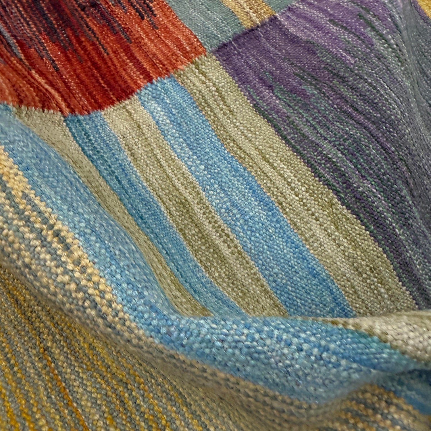 Handmade Multi Kilim Geometric 4x7 ft