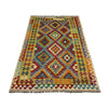 Handmade Multi Kilim Geometric 4x6 ft