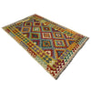 Handmade Multi Kilim Geometric 4x6 ft