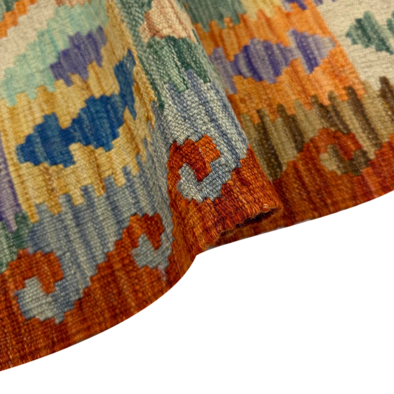 Handmade Multi Kilim Geometric 4x6 ft