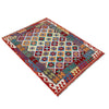 Handmade Multi Kilim Geometric 4x7 ft