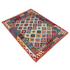 Handmade Multi Kilim Geometric 4x7 ft