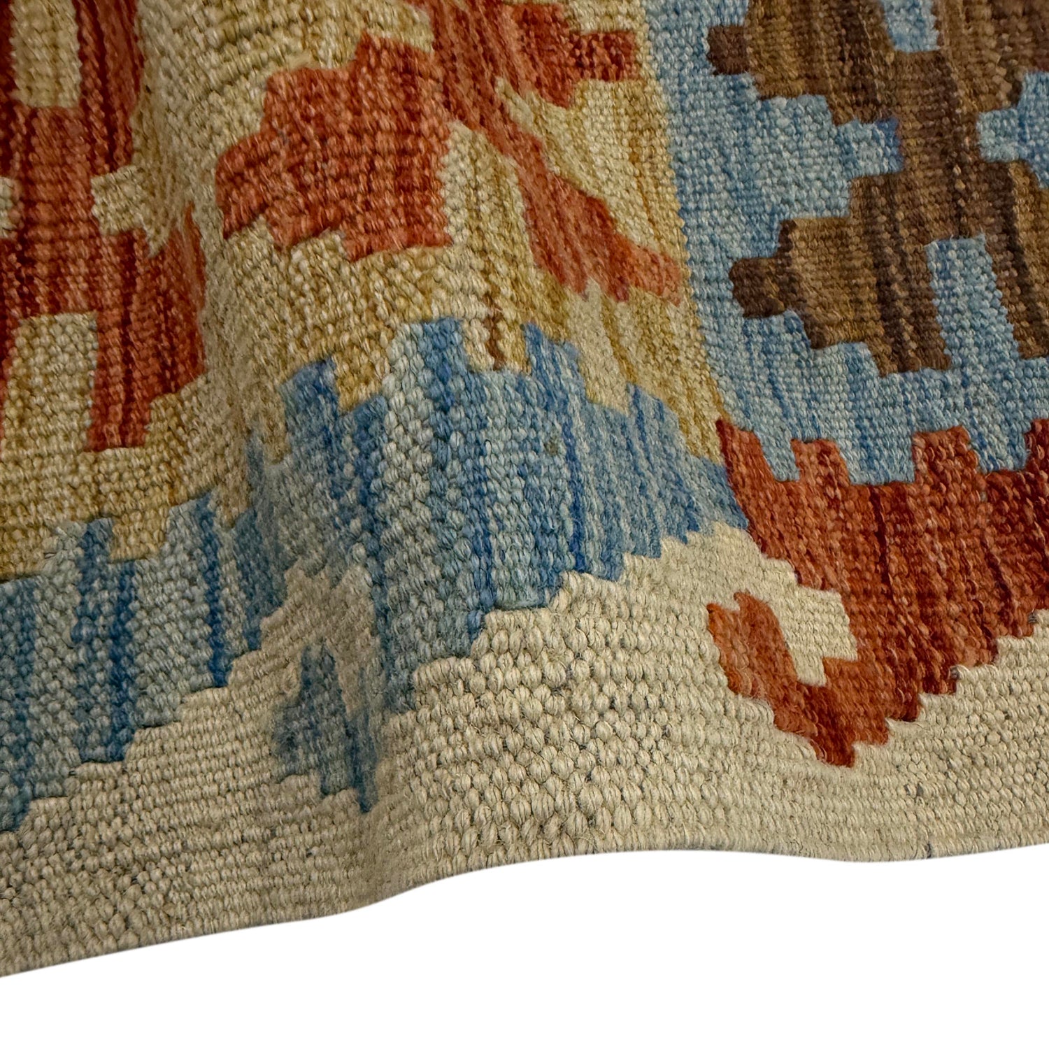 Handmade Multi Kilim Geometric 5x8 ft