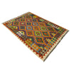Handmade Multi Kilim Geometric 4x6 ft