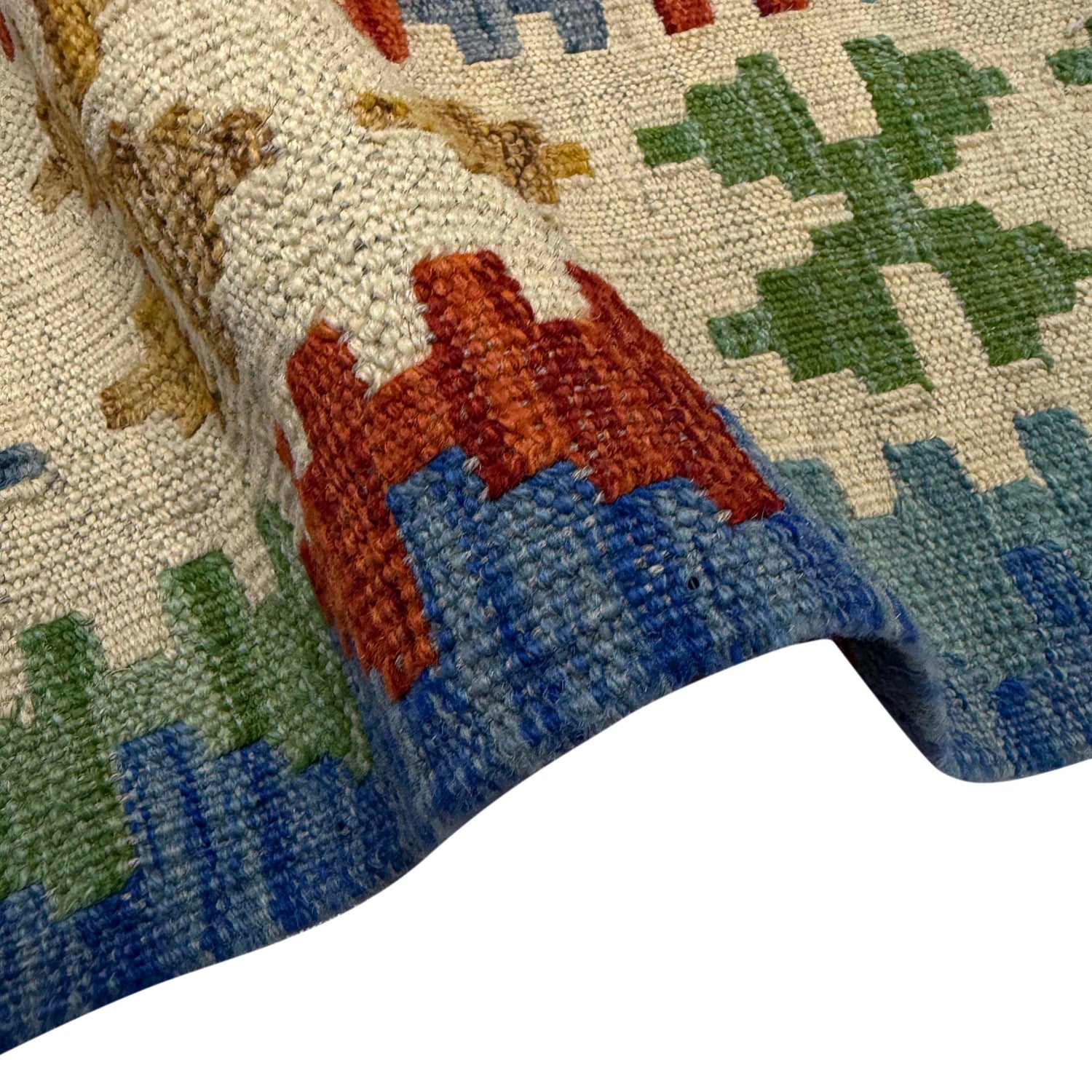Handmade Multi Kilim Geometric 5x8 ft