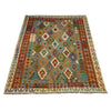 Handmade Multi Kilim Geometric 5x8 ft