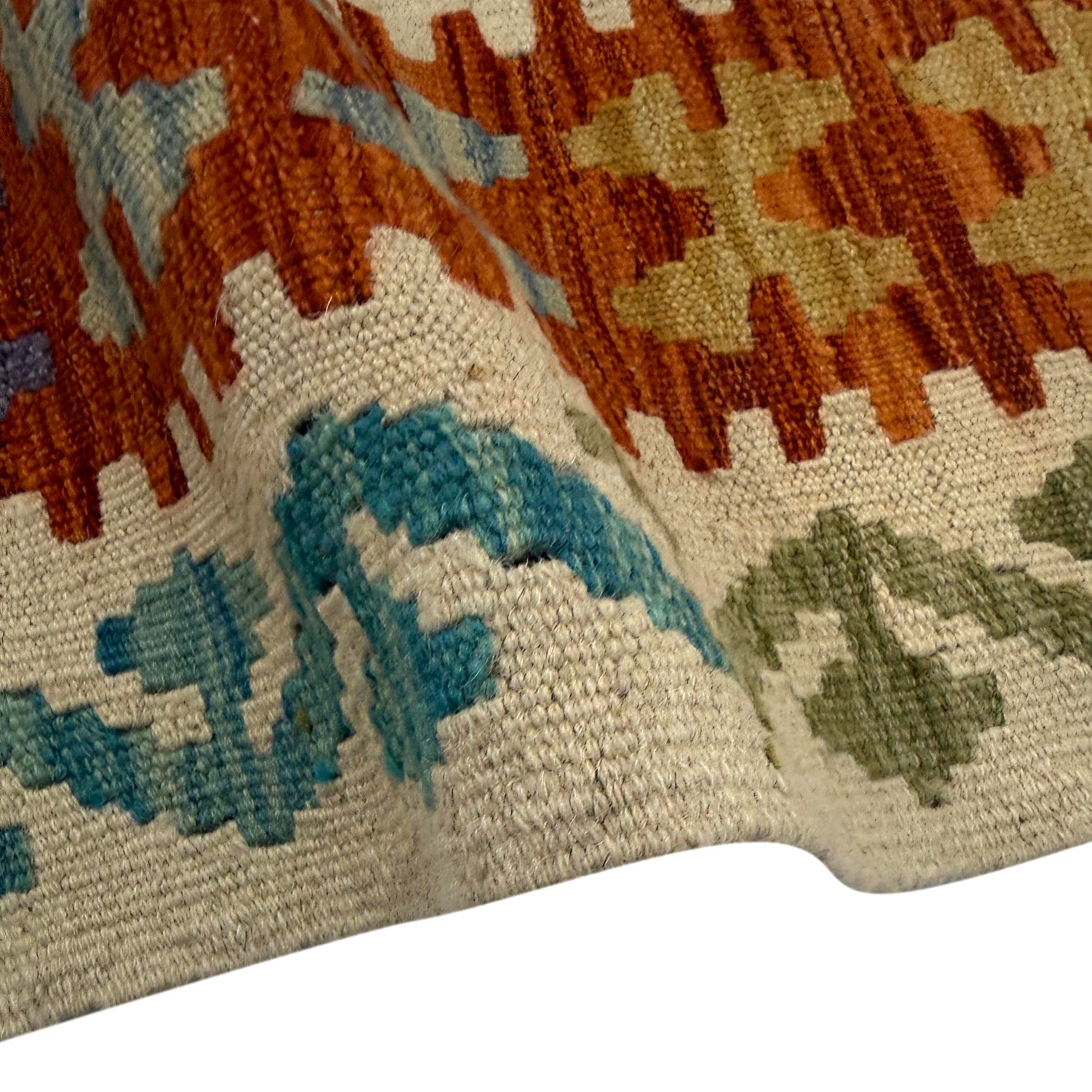 Handmade Multi Kilim Geometric 5x8 ft