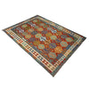 Handmade Multi Kilim Geometric 5x8 ft