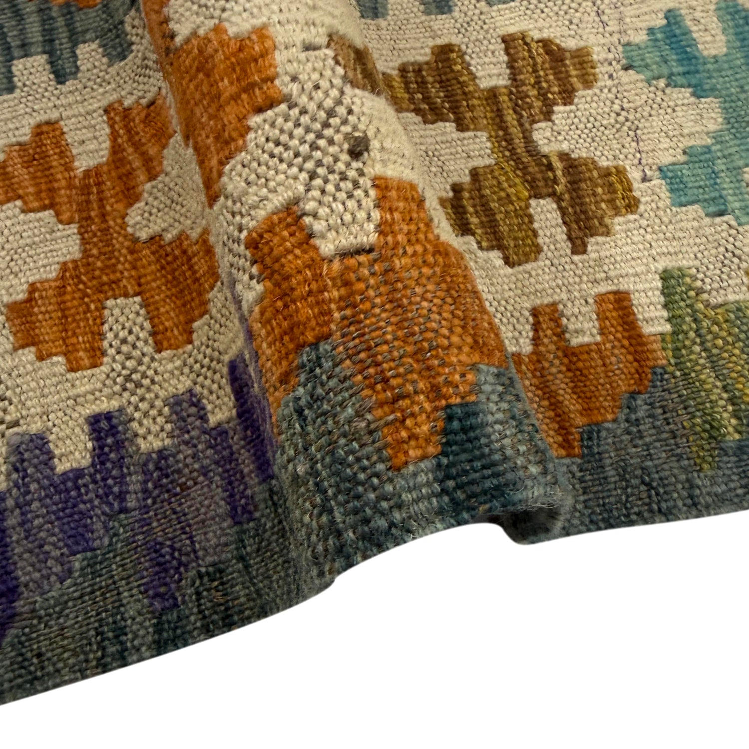 Handmade Multi Kilim Geometric 5x8 ft