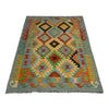 Handmade Multi Kilim Geometric 4x6 ft