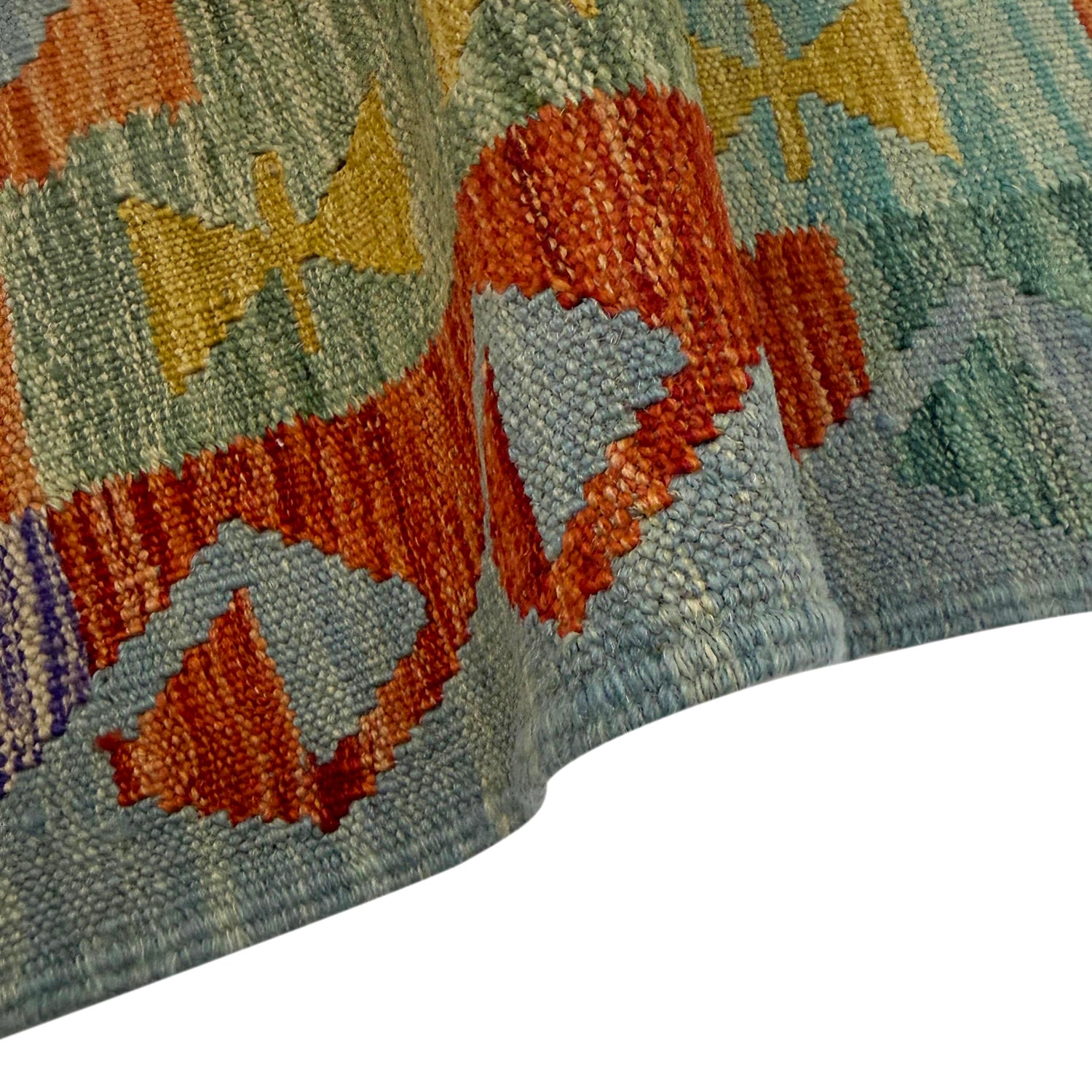Handmade Multi Kilim Geometric 4x6 ft