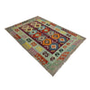 Handmade Multi Kilim Geometric 4x6 ft