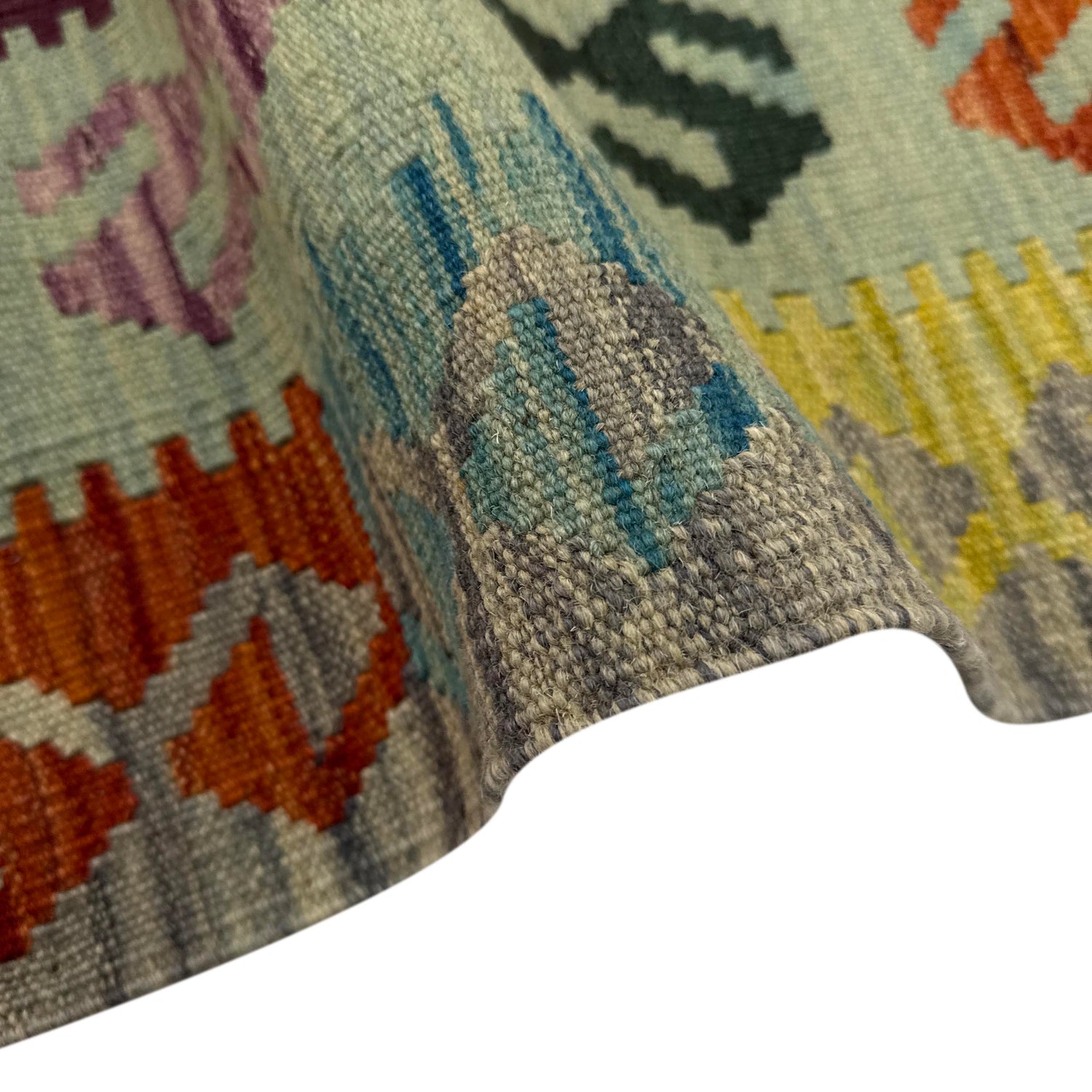 Handmade Multi Kilim Geometric 4x6 ft