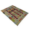 Handmade Multi Kilim Geometric 4x6 ft