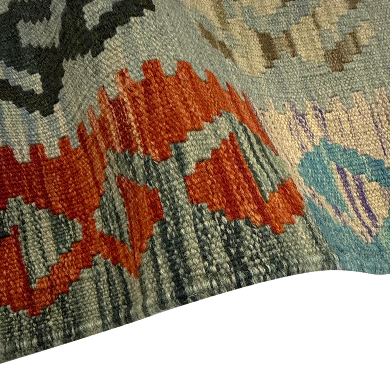 Handmade Multi Kilim Geometric 4x6 ft