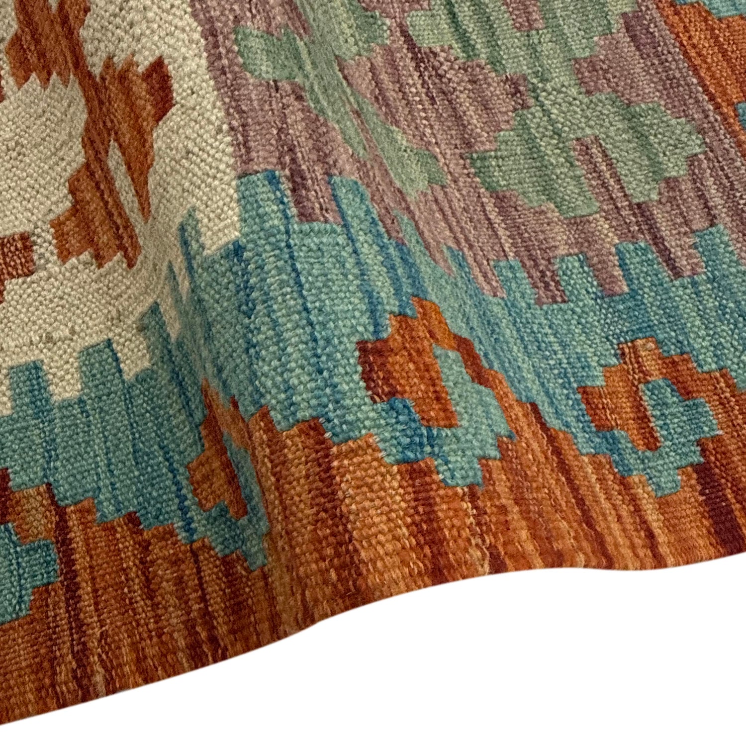 Handmade Multi Kilim Geometric 5x8 ft