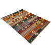 Handmade Multi Kilim Geometric 5x8 ft