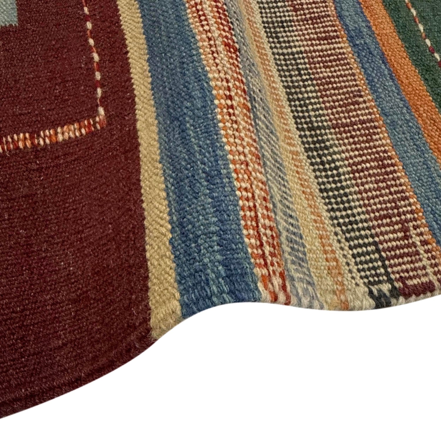 Handmade Multi Kilim Geometric 5x8 ft