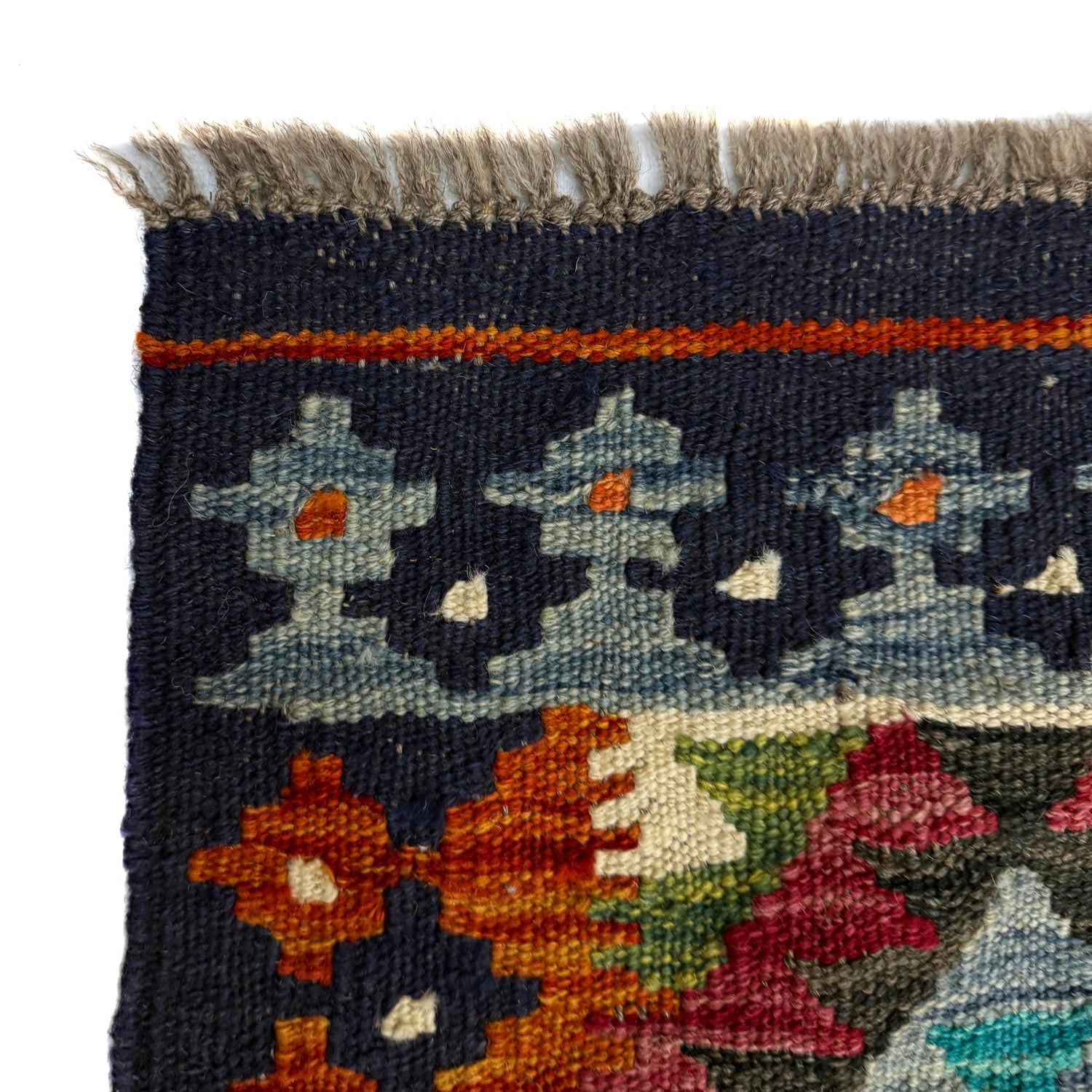 Handmade Multi Kilim Geometric 5x8 ft