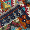 Handmade Multi Kilim Geometric 5x8 ft