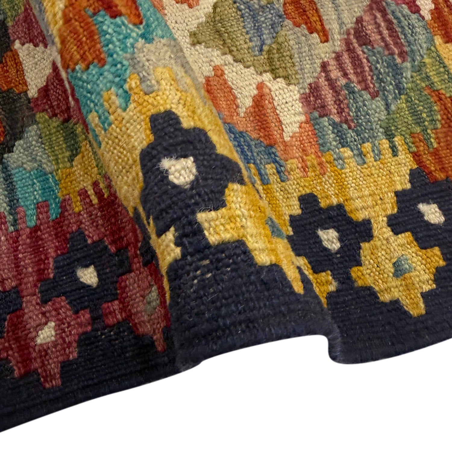 Handmade Multi Kilim Geometric 5x8 ft