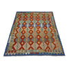 Handmade Multi Kilim Geometric 5x8 ft
