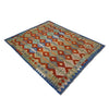 Handmade Multi Kilim Geometric 5x8 ft