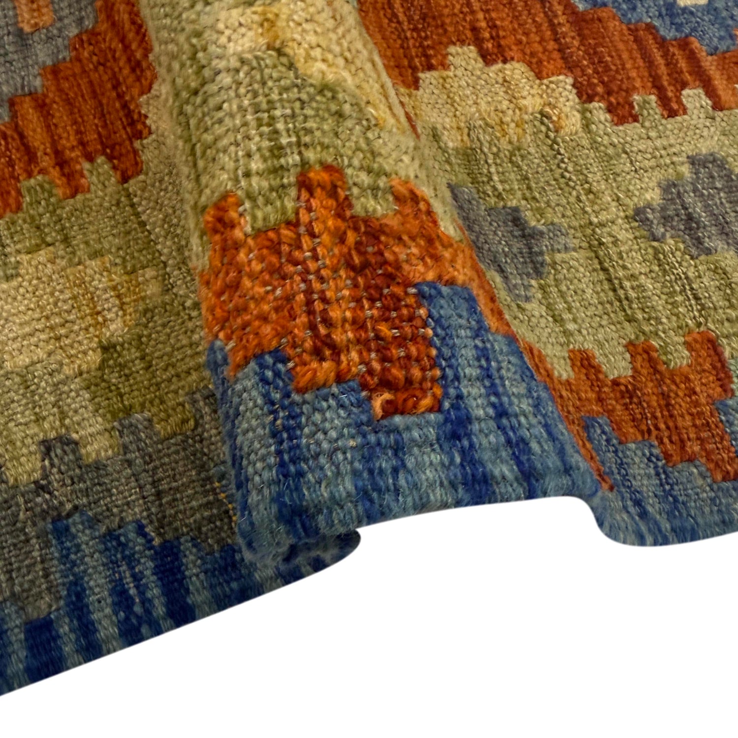 Handmade Multi Kilim Geometric 5x8 ft