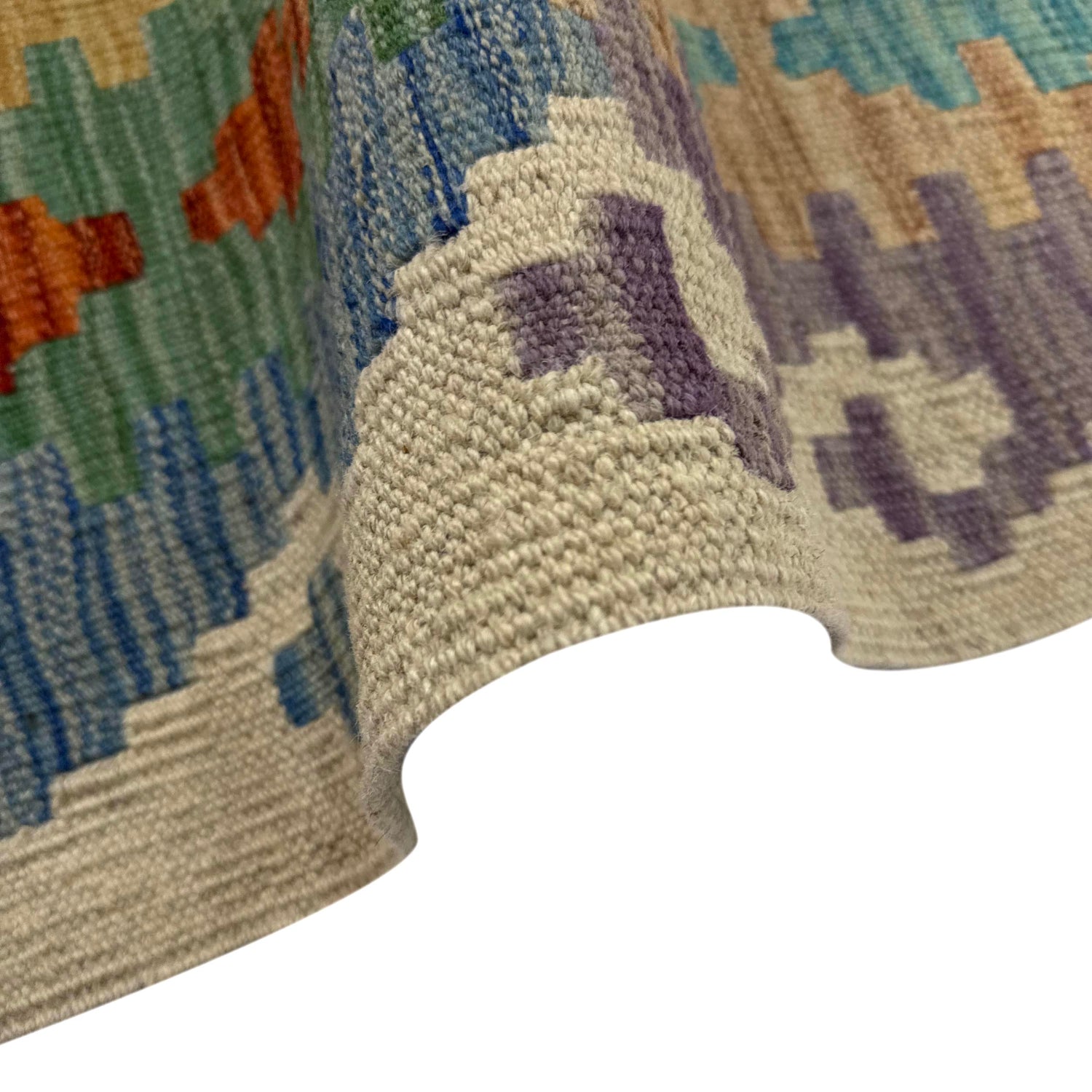 Handmade Multi Kilim Geometric 5x8 ft