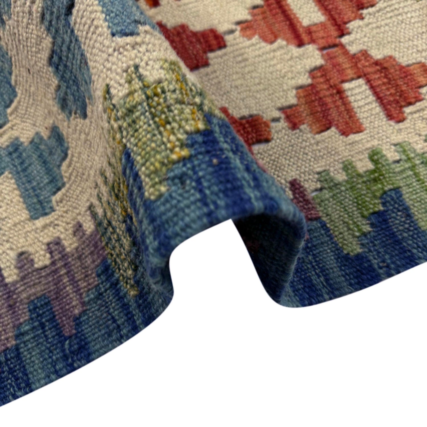 Handmade Multi Kilim Geometric 5x8 ft