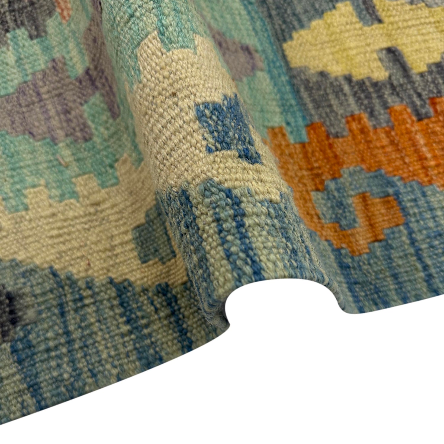Handmade Multi Kilim Geometric 5x8 ft